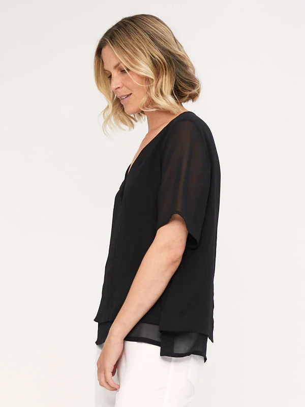 2 Layer Short Sleeve Top