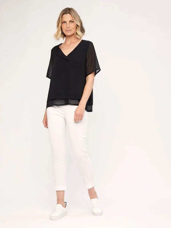 2 Layer Short Sleeve Top