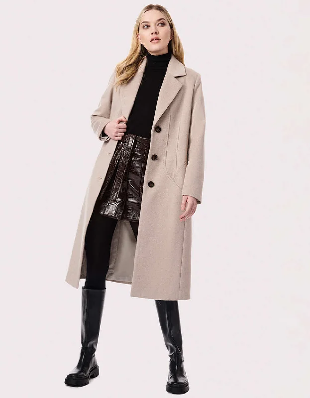 City Chic Long Wool Coat for Women