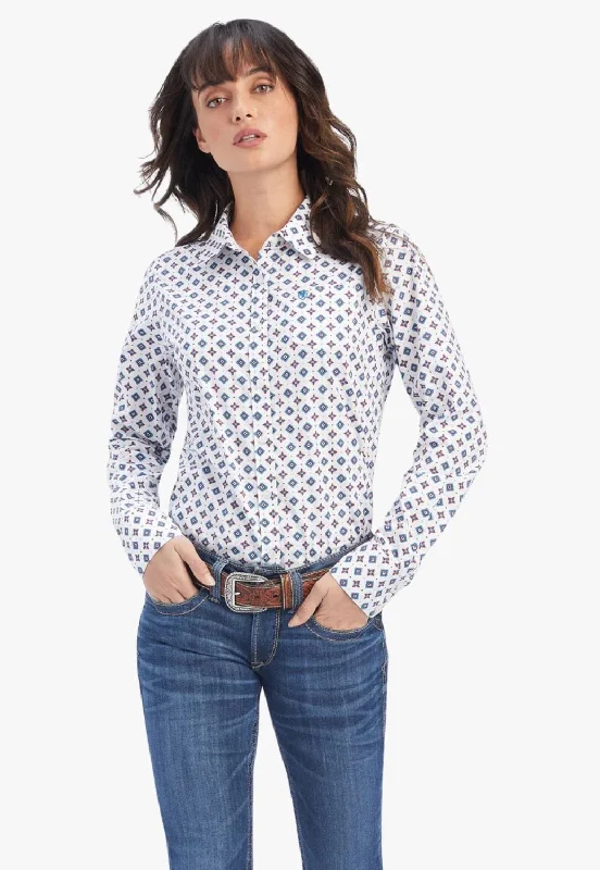 Ariat Womens Kirby Township Strech Long Sleeve Shirt