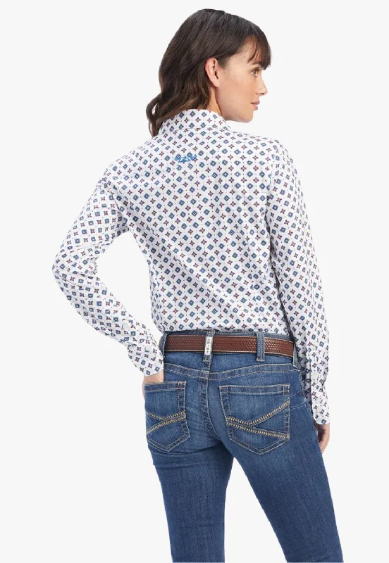 Ariat Womens Kirby Township Strech Long Sleeve Shirt