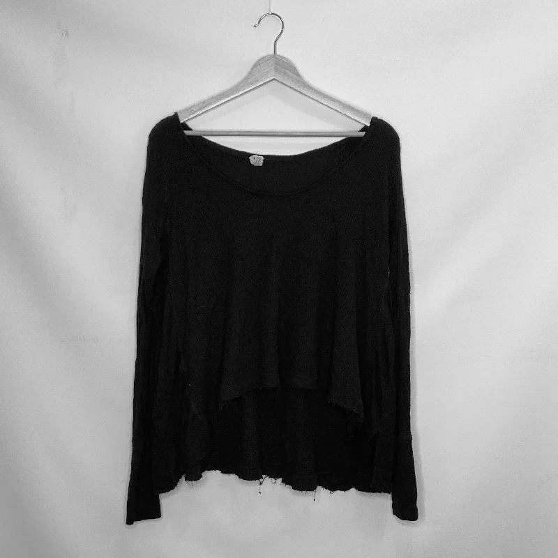 Black Top Long Sleeve Basic We The Free, Size S