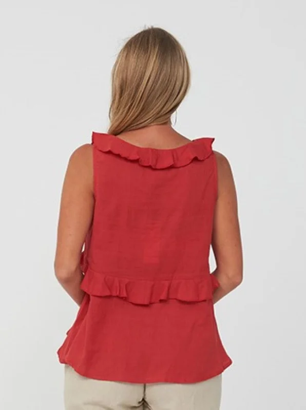 Women Top | Red BREE  Kaja