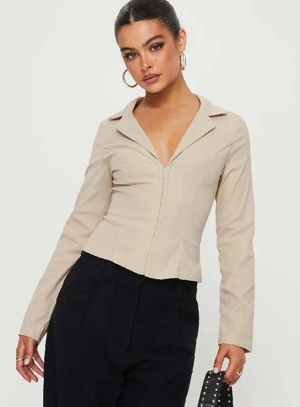 Carsey Shirt Beige