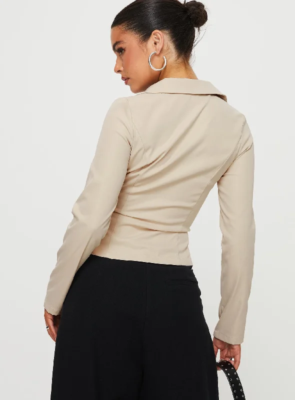 Carsey Shirt Beige