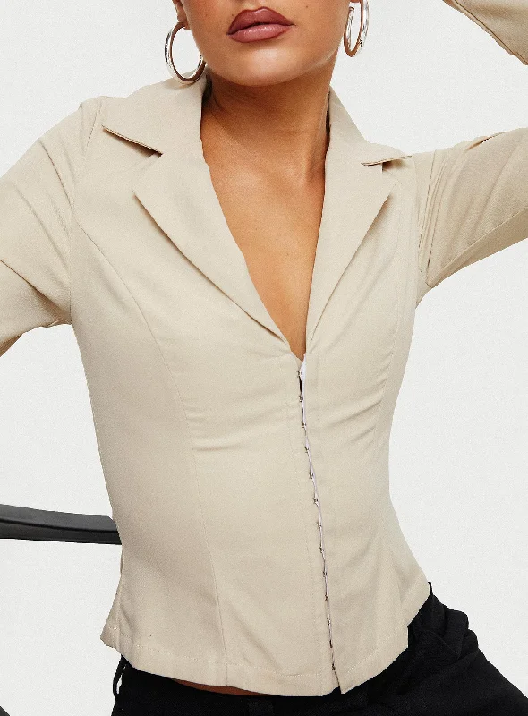 Carsey Shirt Beige