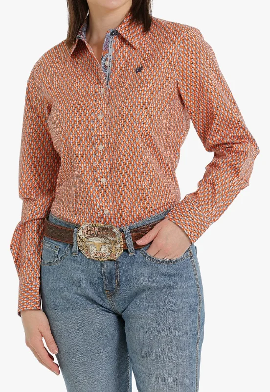 Cinch Womens Button Down Long Sleeve Shirt