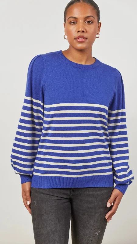 Cosmo Stripe Jumper Cobalt