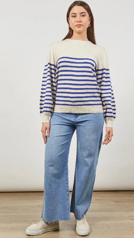 Cosmo Stripe Jumper Creme