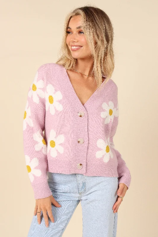 Daisy Cardigan - Pink