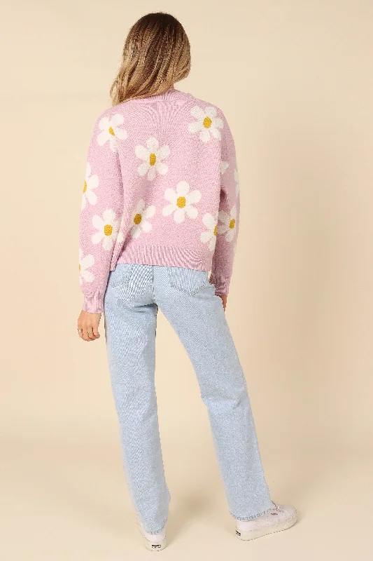 Daisy Cardigan - Pink