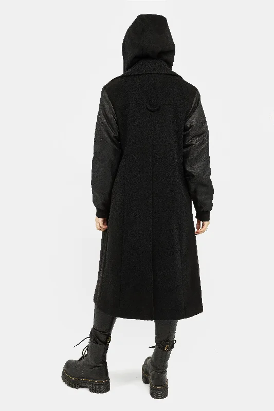 Doomsday Bomber Coat with Detachable Hood