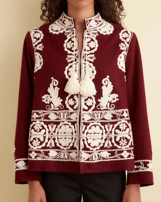 Estate Jacket - Burgundy