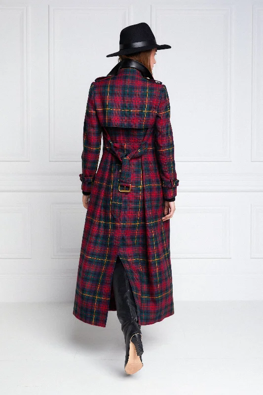 Full Length Marlborough Trench Coat (Logan Tartan)