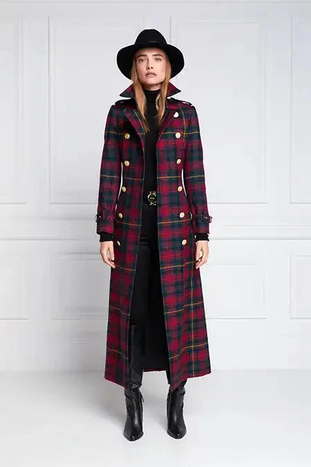 Full Length Marlborough Trench Coat (Logan Tartan)