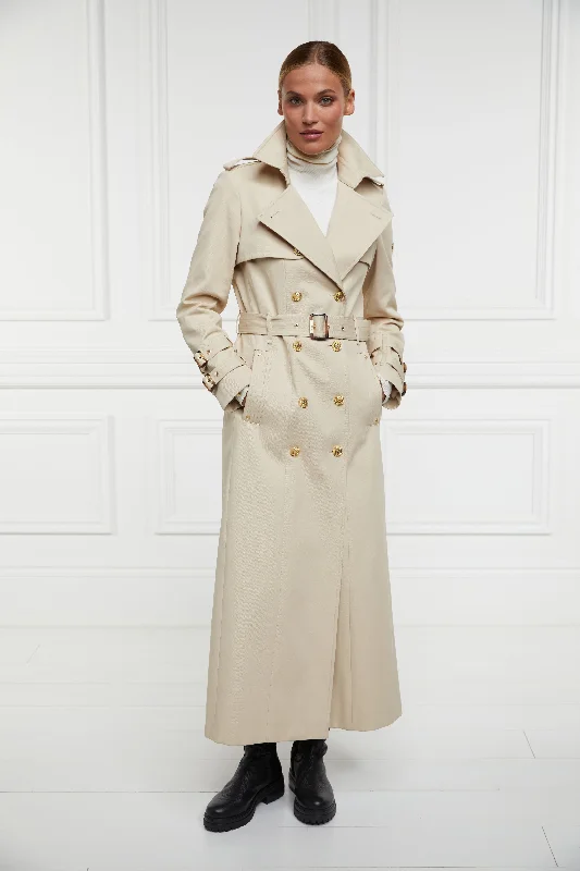 Gatcombe Full Length Trench Coat (Stone)