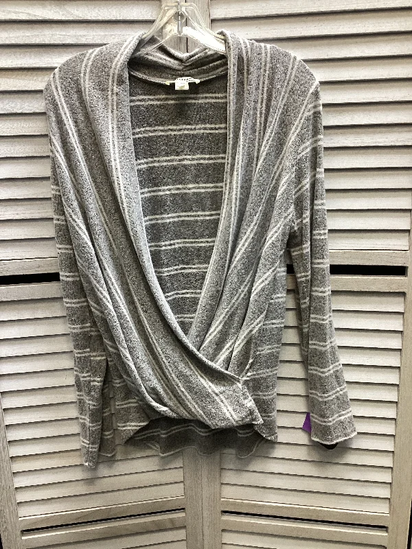 Grey Top Long Sleeve Monteau, Size L