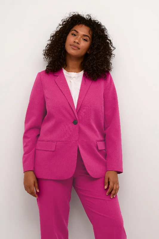 Kaffe Curve Sakira Blazer in Fuchsia