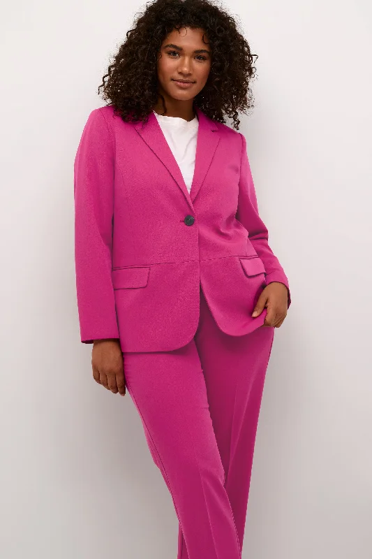 Kaffe Curve Sakira Blazer in Fuchsia