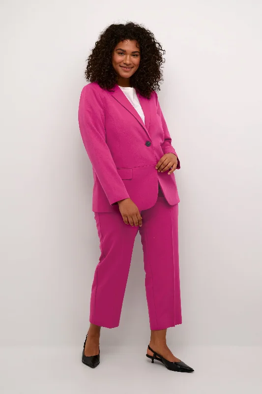 Kaffe Curve Sakira Blazer in Fuchsia