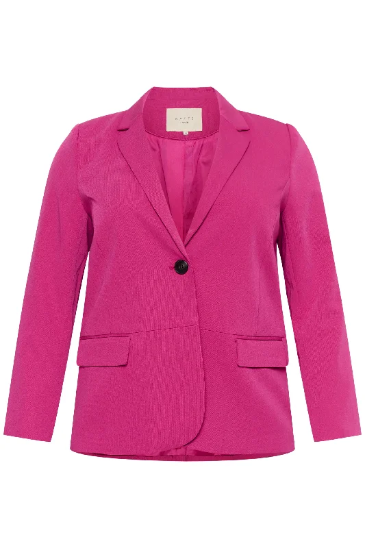 Kaffe Curve Sakira Blazer in Fuchsia