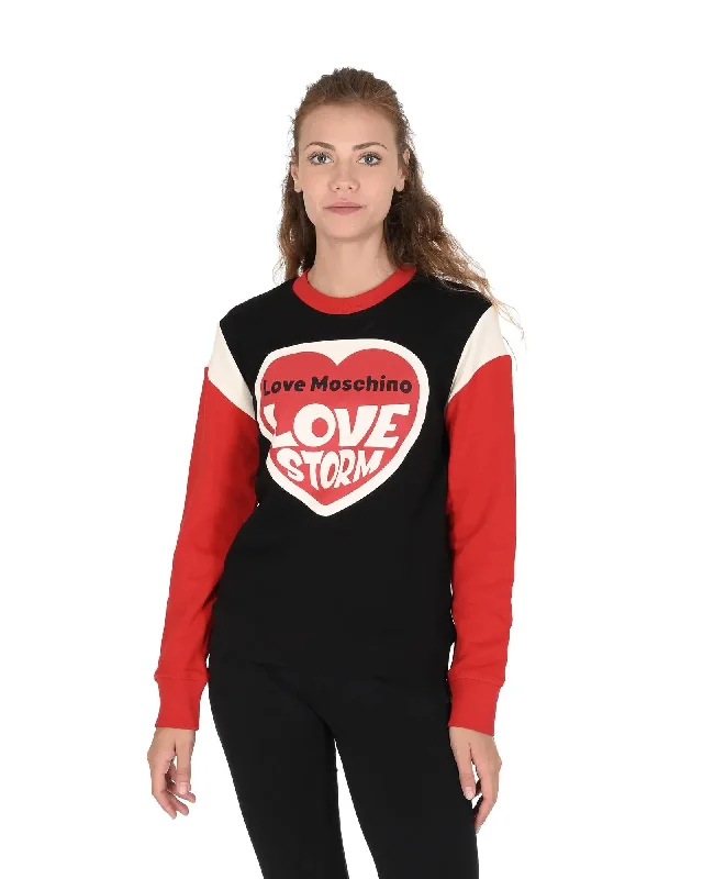 Love Moschino Cotton Sweatshirt - 42 EU