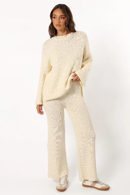 Mckinley Knit Pant - Cream