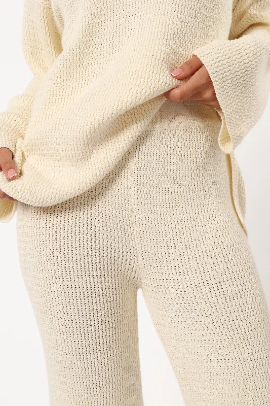 Mckinley Knit Pant - Cream