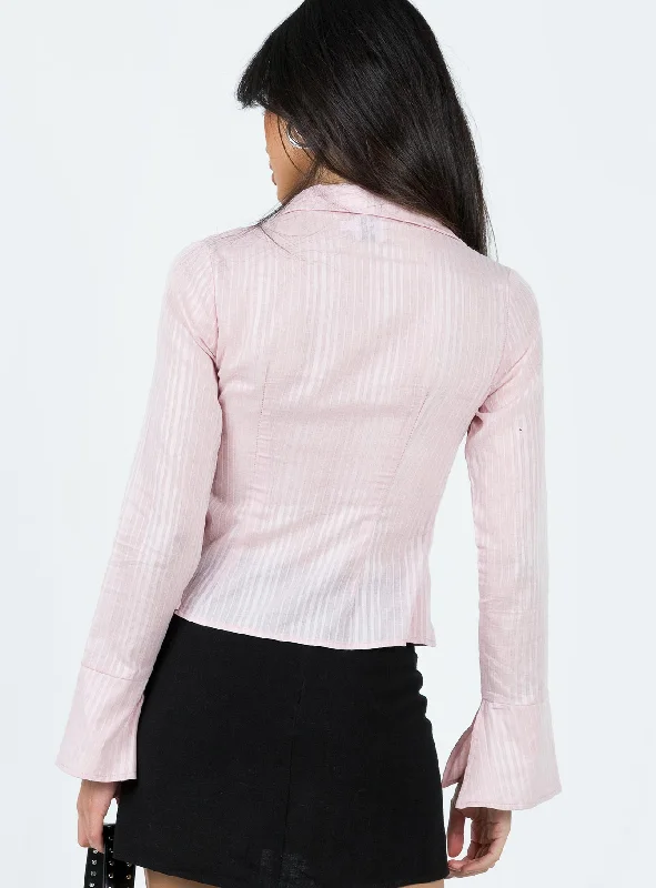 Niana Long Sleeve Top Pink