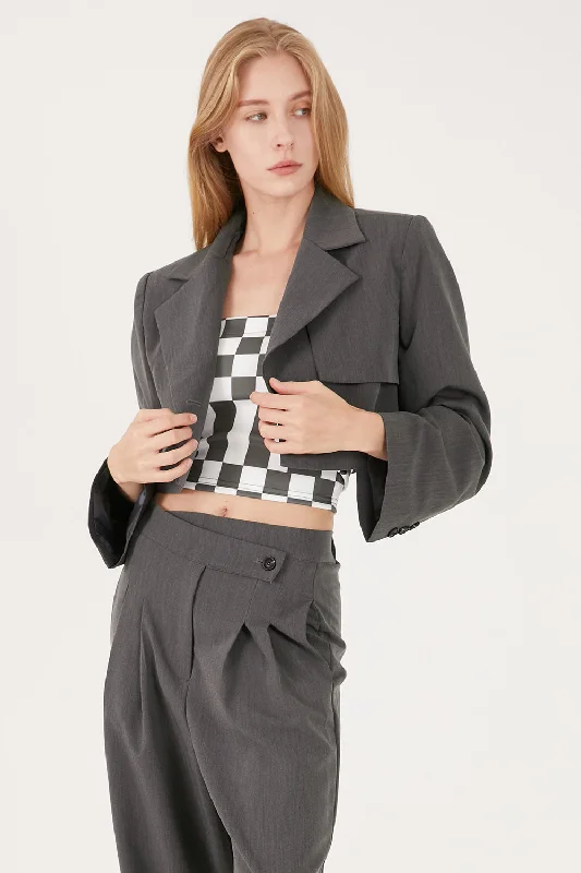 Nova Cropped Blazer Jacket