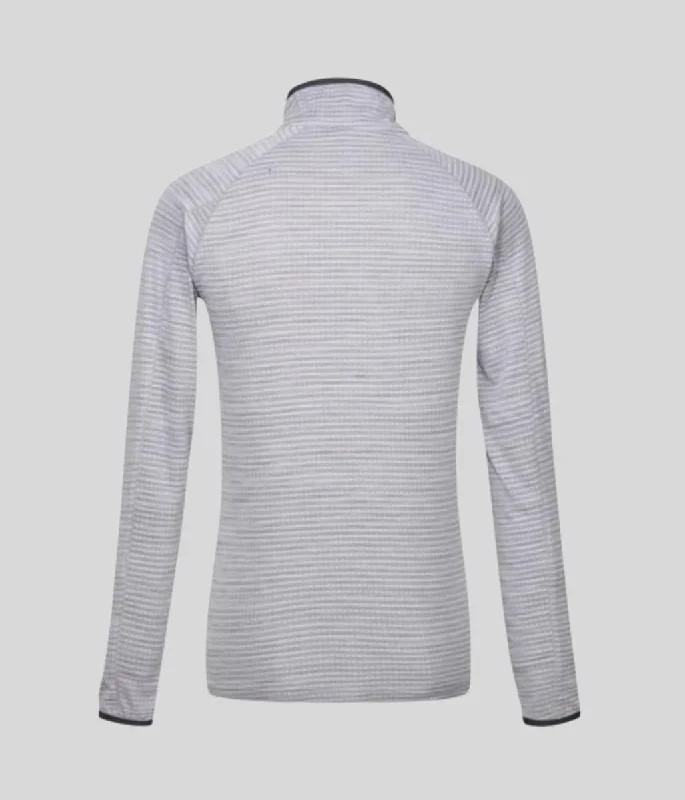 Pale Grey Yonder Half Zip Top