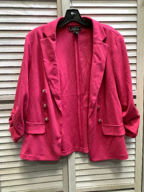 Pink Blazer Clothes Mentor, Size L