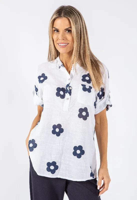 Poppy Print Shirt