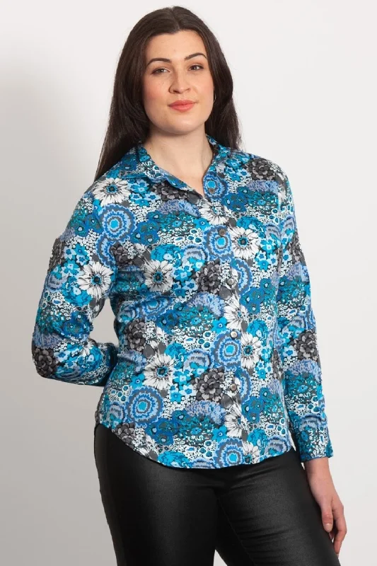 100% Cotton - Long Sleeve Blouse