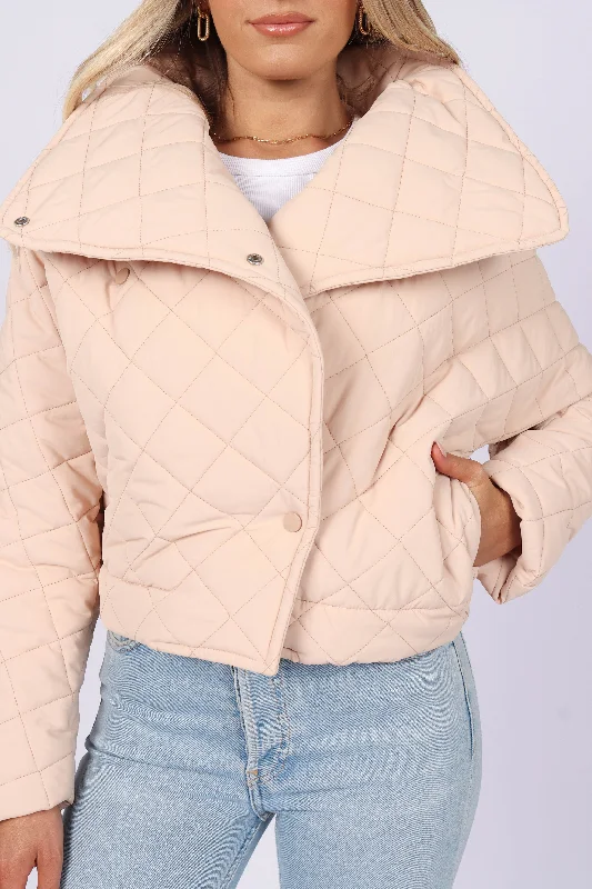 Susannah Quilted Jacket - Beige