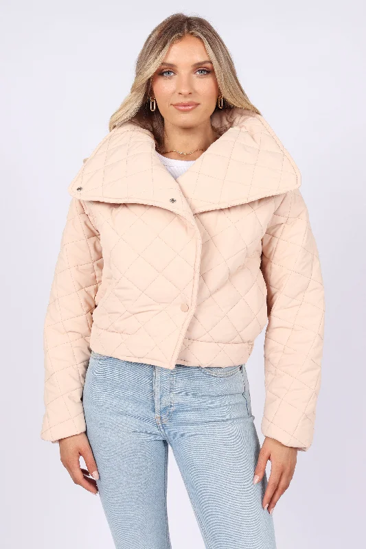 Susannah Quilted Jacket - Beige