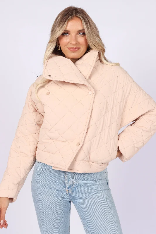 Susannah Quilted Jacket - Beige