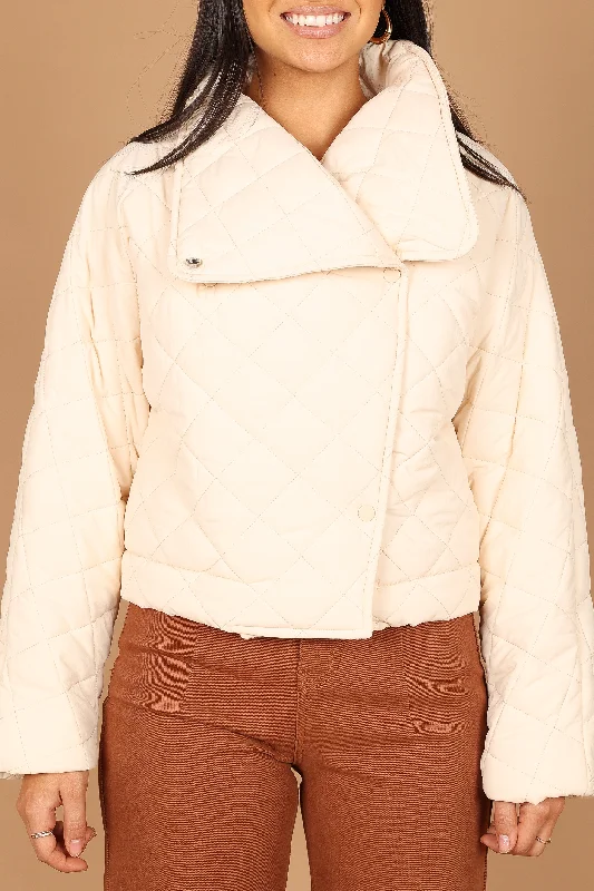 Susannah Quilted Jacket - Cream