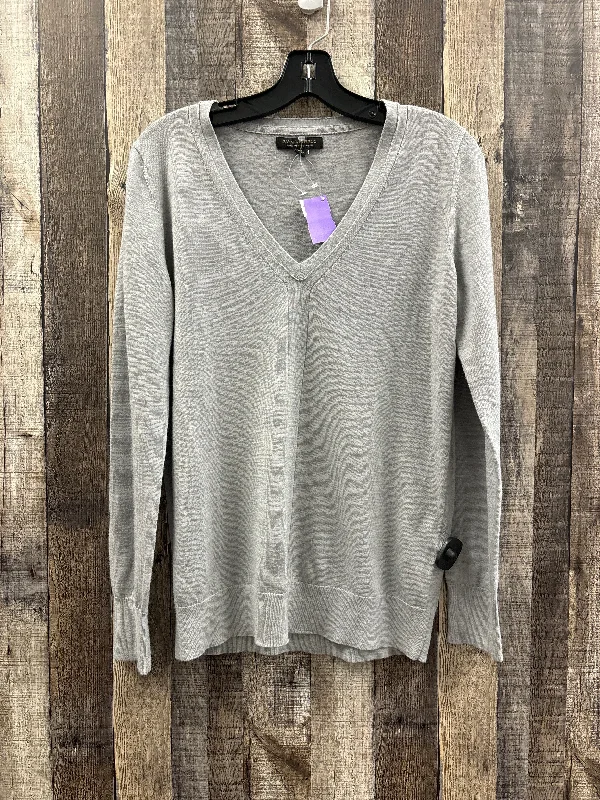 Sweater By Banana Republic In Grey, Size: M