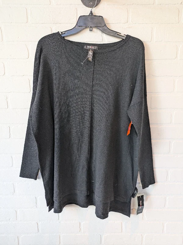 Sweater By Style And Company In Black, Size: L