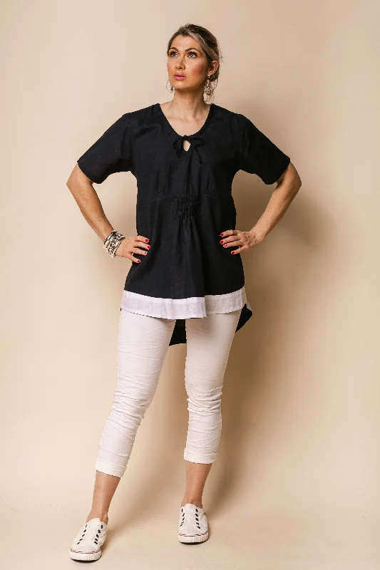 Tansey Top in Navy