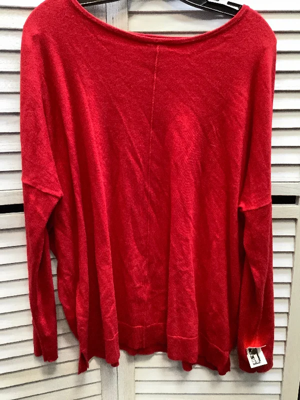 Top Long Sleeve By Chicos In Red, Size: M