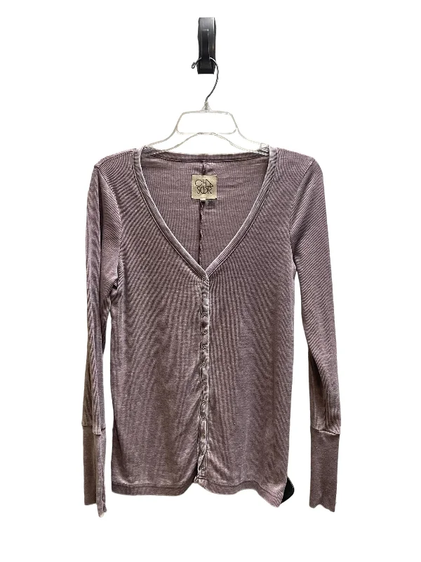 Top Long Sleeve By Clothes Mentor In Mauve, Size: M