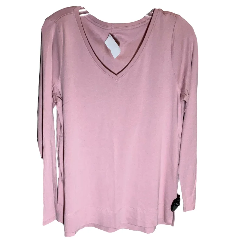 Top Long Sleeve By J. Jill In Pink, Size: M