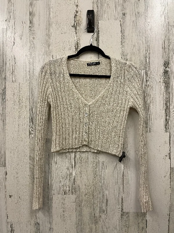 Top Long Sleeve By Nasty Gal In Cream, Size: S