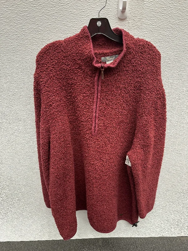 Top Long Sleeve Fleece Pullover By Natural Reflections  Size: 2x