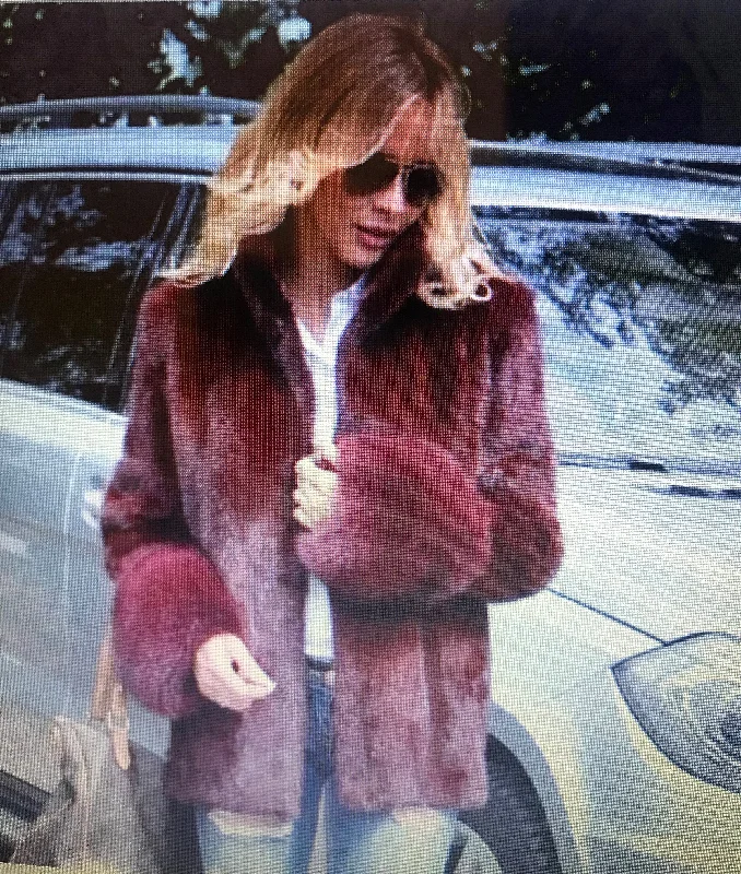 UE FS18151 Real Rabbit Fur Coat for women Large Real Fox Fur Sleeve Cuff decoration