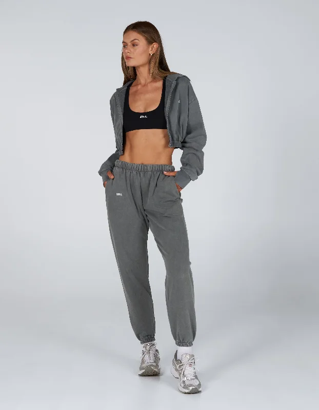 W23 Cropped Hoodie - Stone