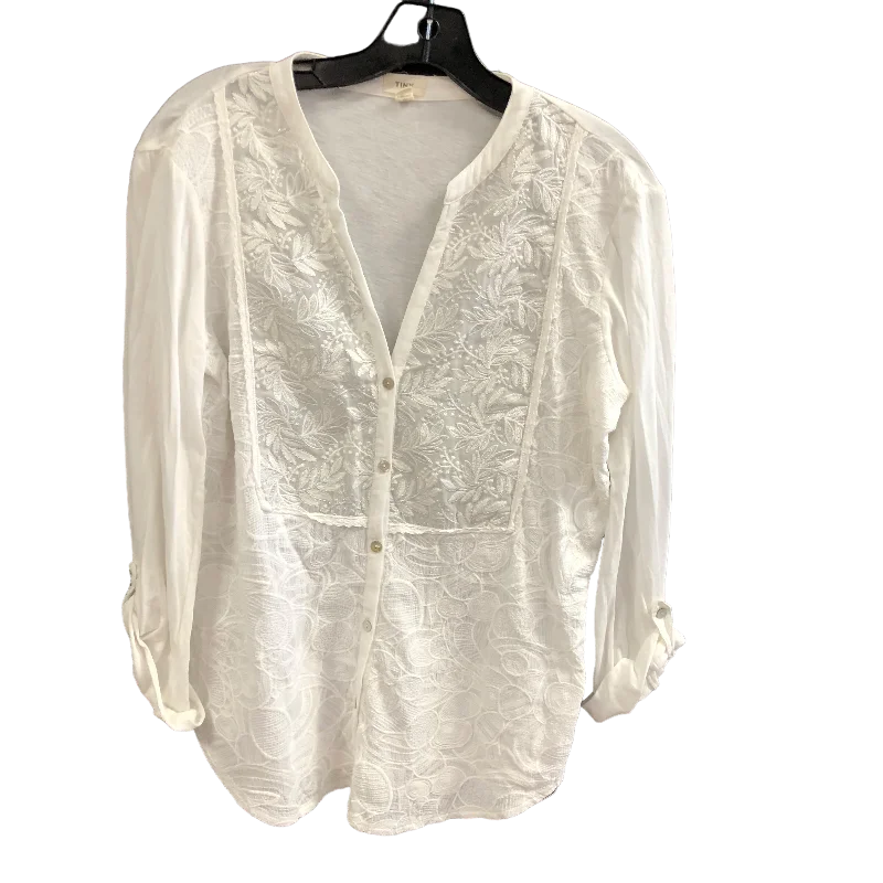 White Top Long Sleeve Tiny, Size M