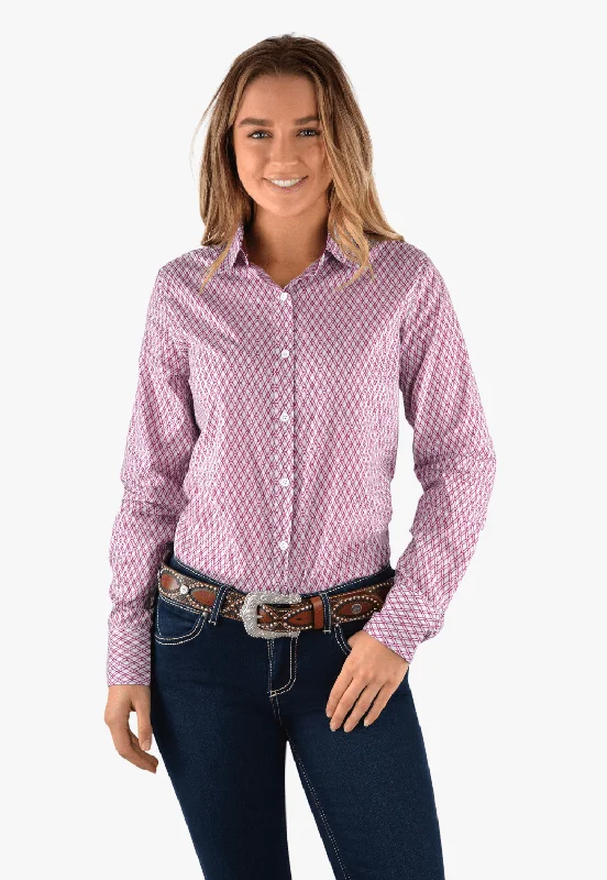 Wrangler Womens Maira Print Long Sleeve Shirt